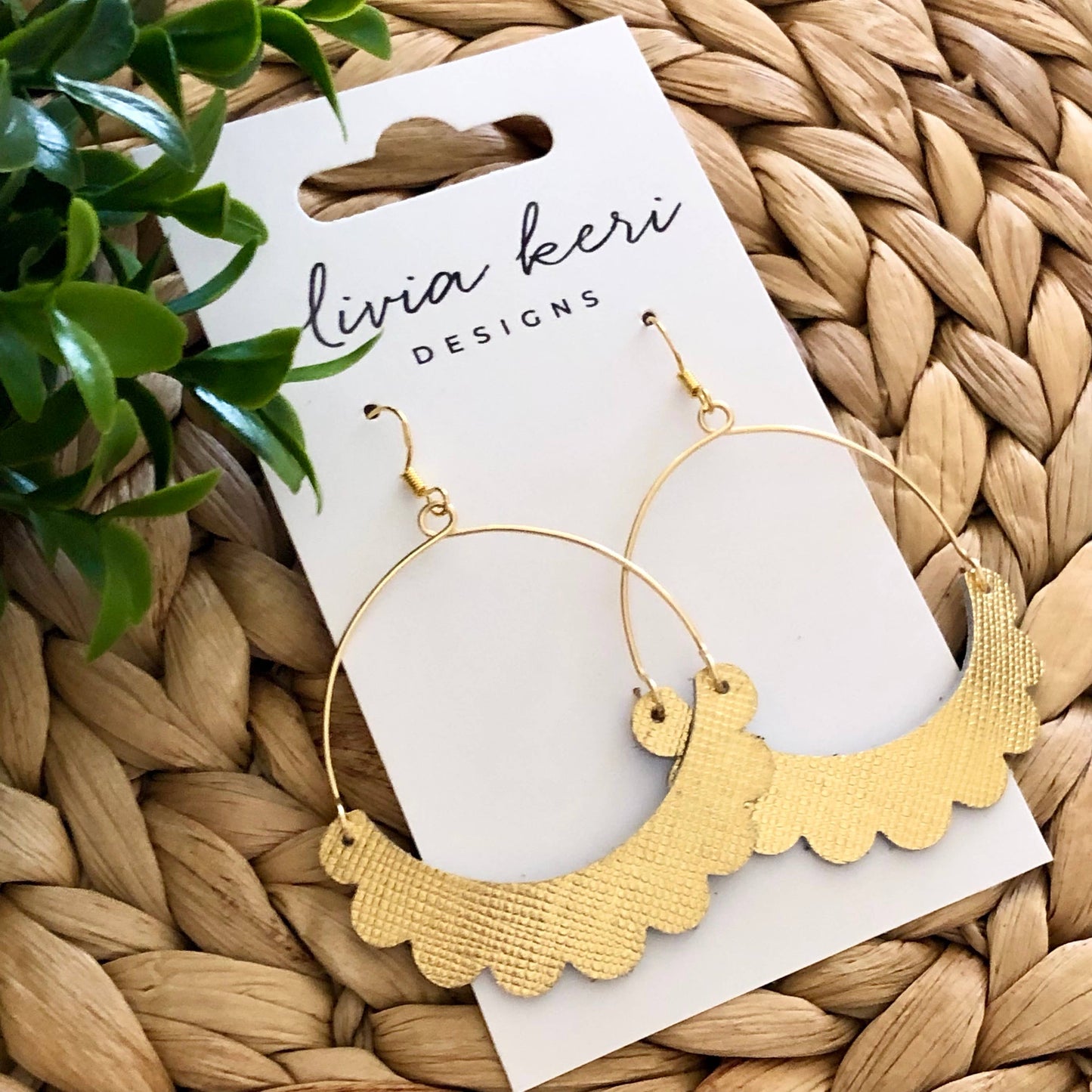 Zara - Gold Saffiano
