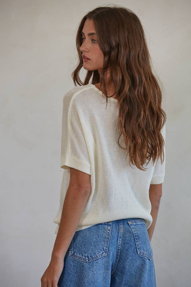 ONLY ME TOP: Ash Grey