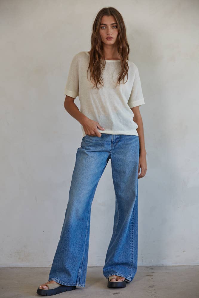 ONLY ME TOP: Ash Grey
