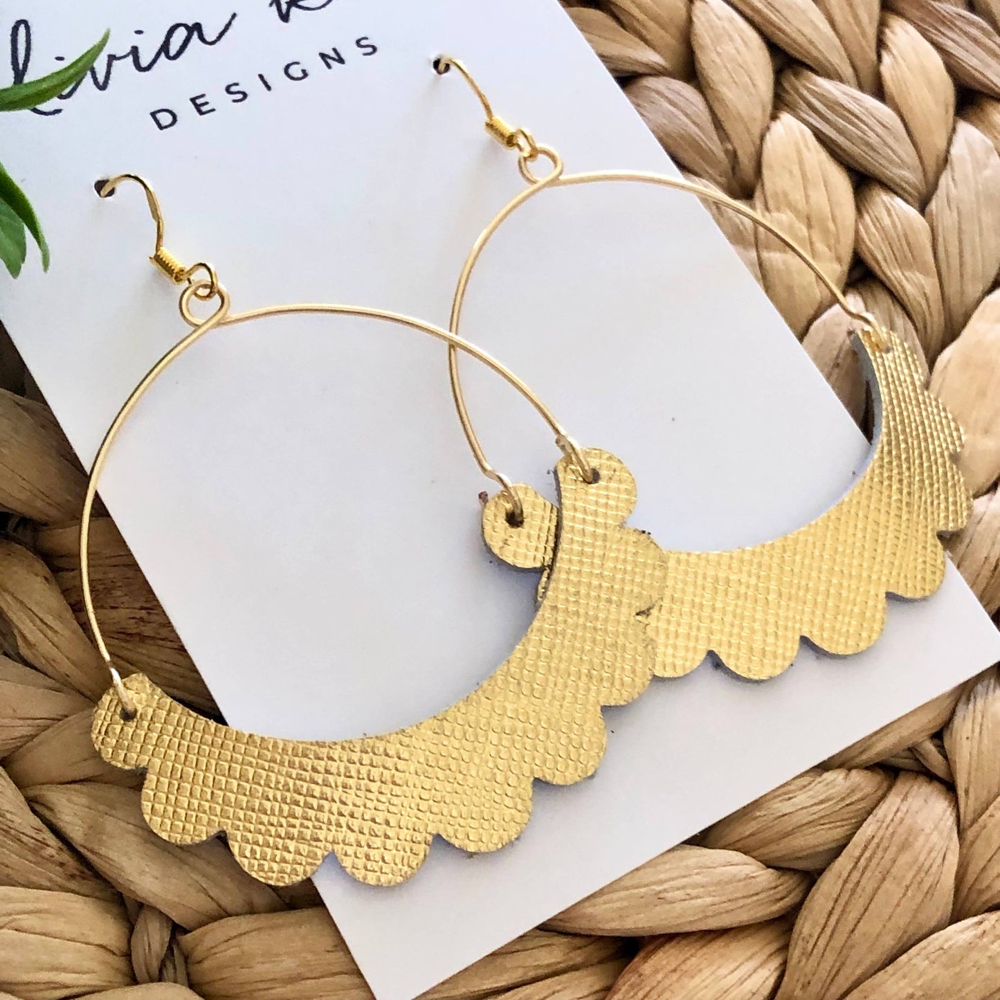 Zara - Gold Saffiano