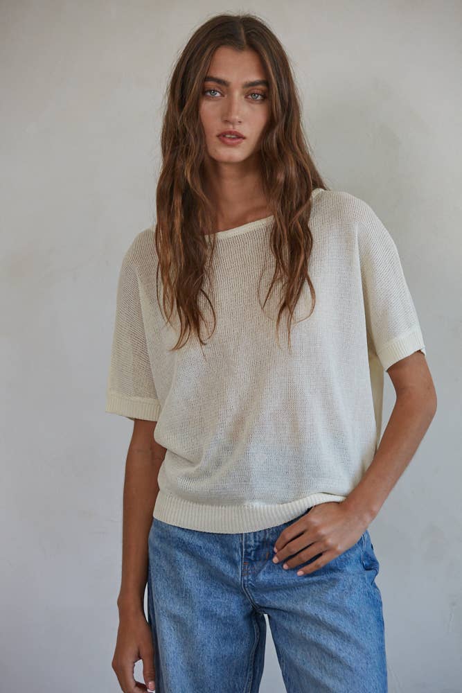 ONLY ME TOP: Ash Grey