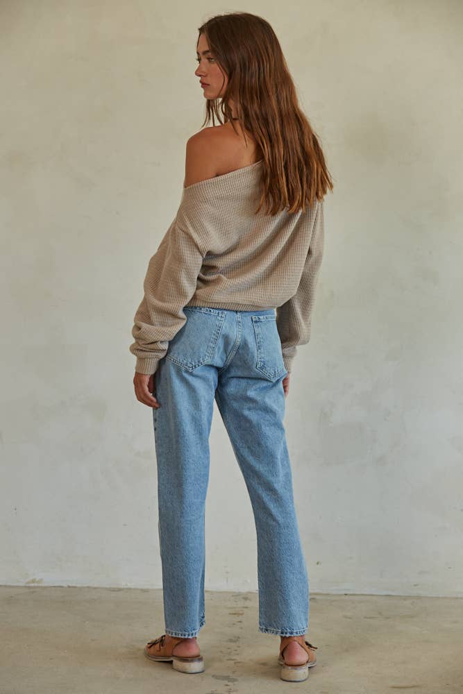 THE MABEL TOP: Latte