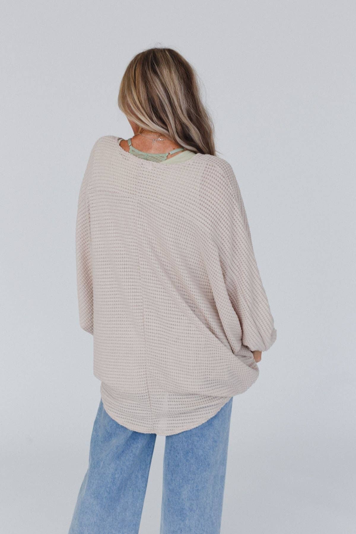 Lover Girl Dolman Sleeve Sweater - Oatmeal