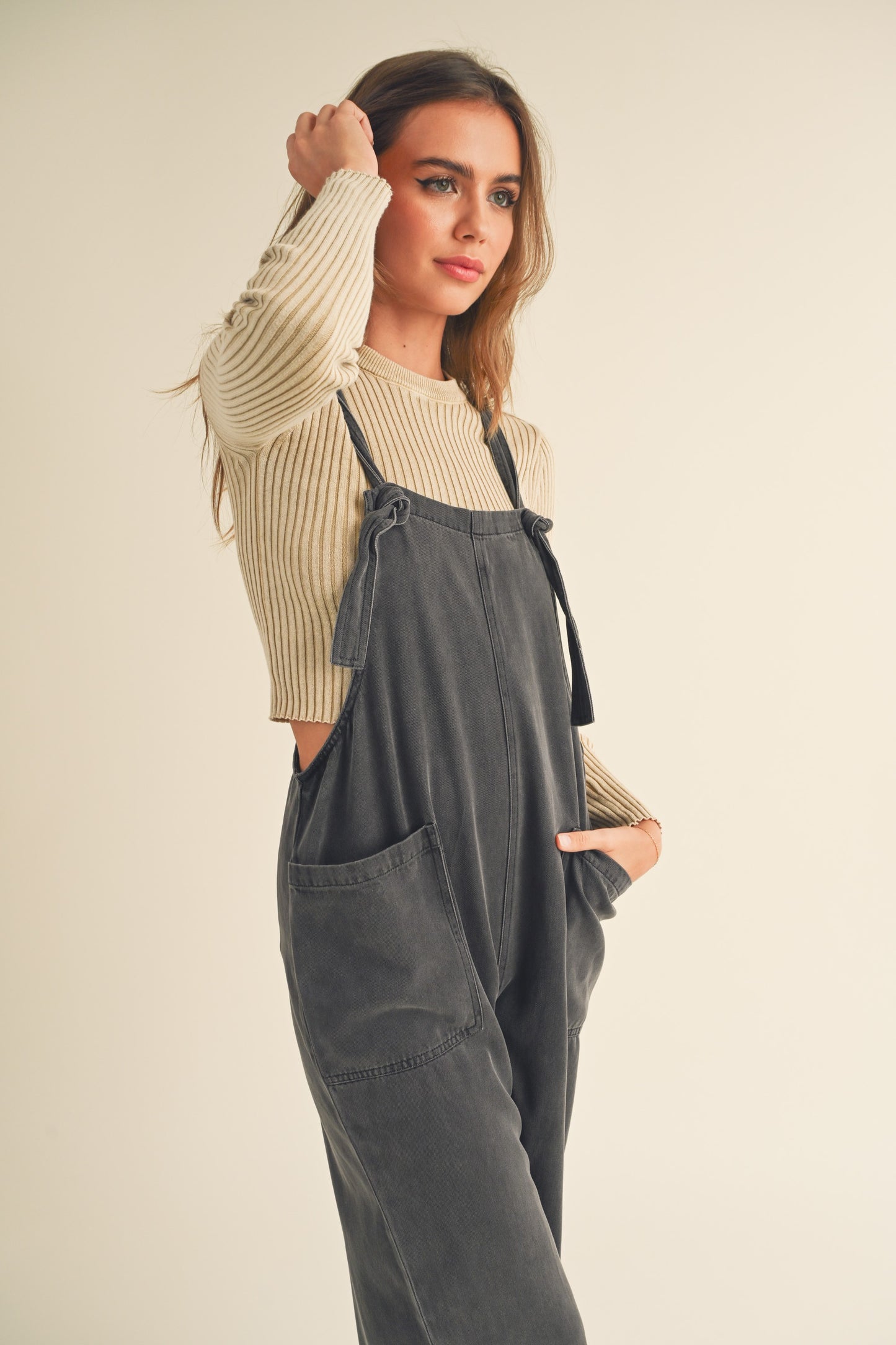 TENCEL WASHED JUMPSUIT