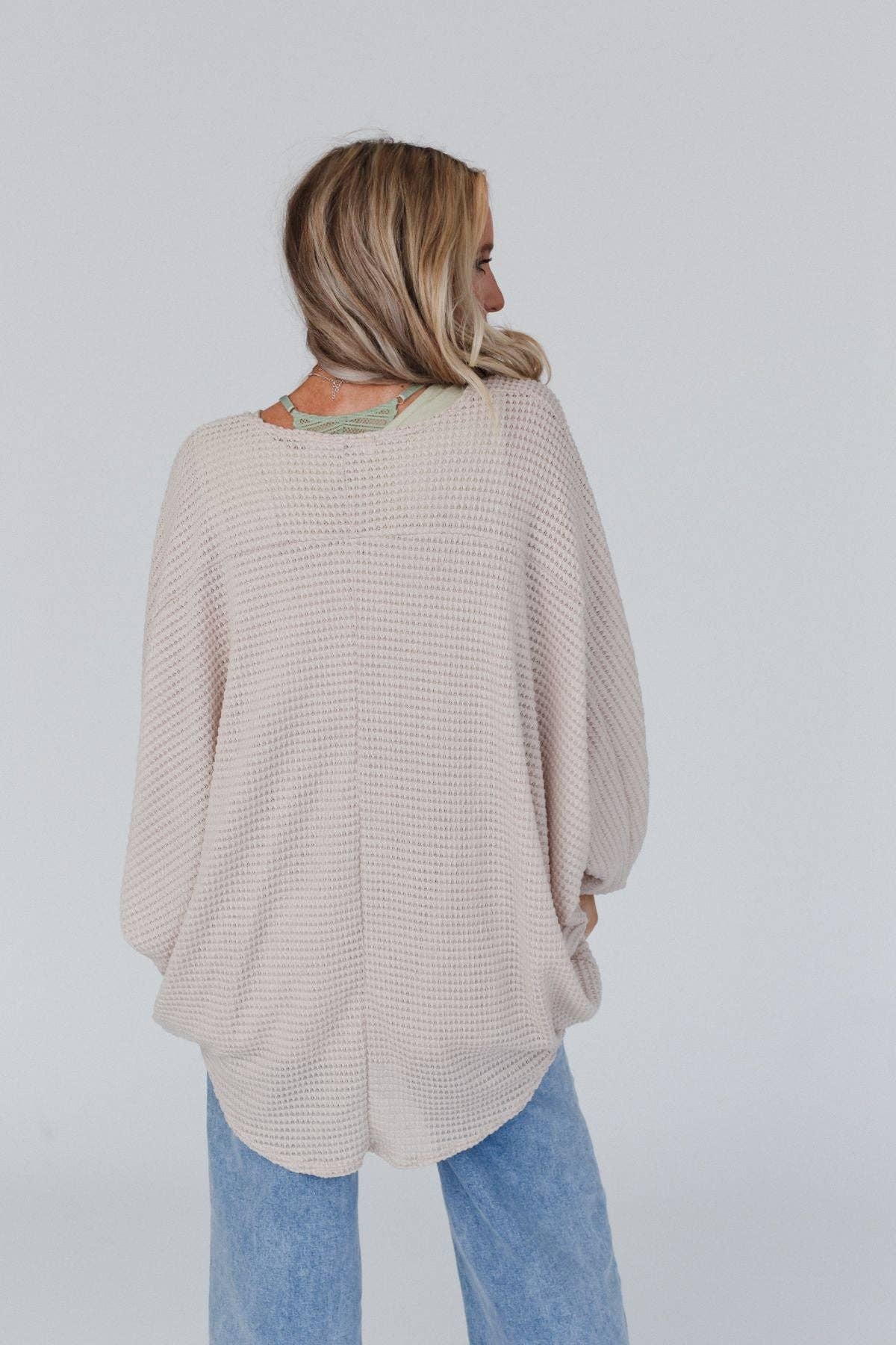 Lover Girl Dolman Sleeve Sweater - Oatmeal