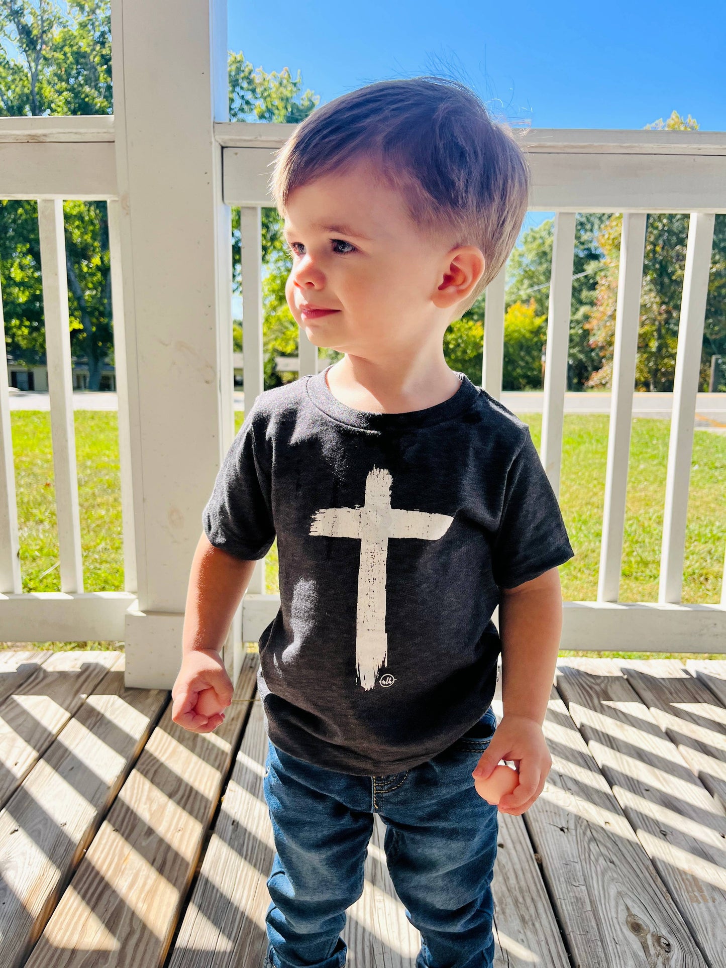 Cross Kid's Christian Graphic Tee