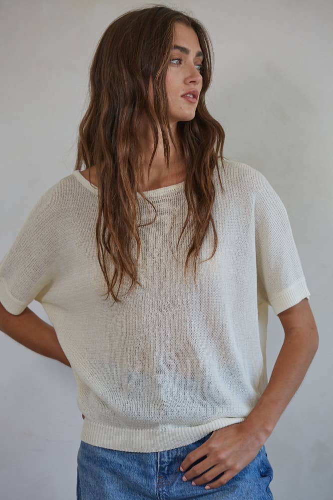 ONLY ME TOP: Ash Grey