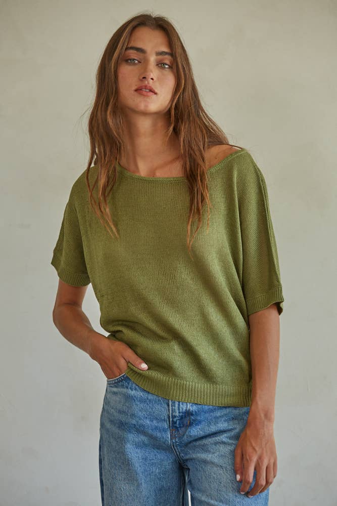 ONLY ME TOP: Ash Grey