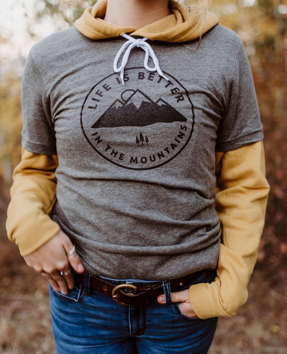 Life Is Better In The Mountains Unisex Tee - Grey