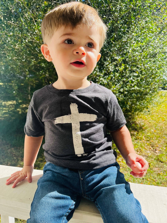 Cross Kid's Christian Graphic Tee